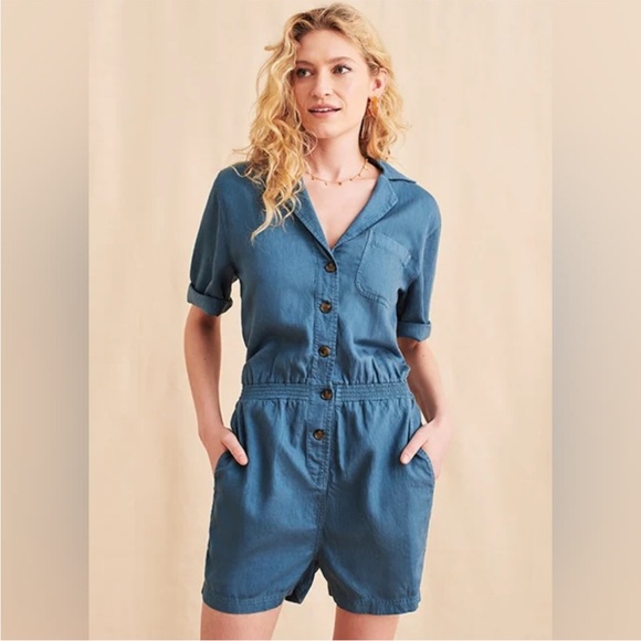 Faherty Pants - Faherty Arlie Romper size XS